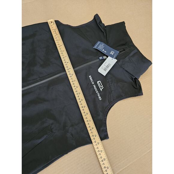 Cutter & Buck Charter Eco Vest Full-Zip Men’s Vest Size Medium Black (Logo) - Picture 7 of 14